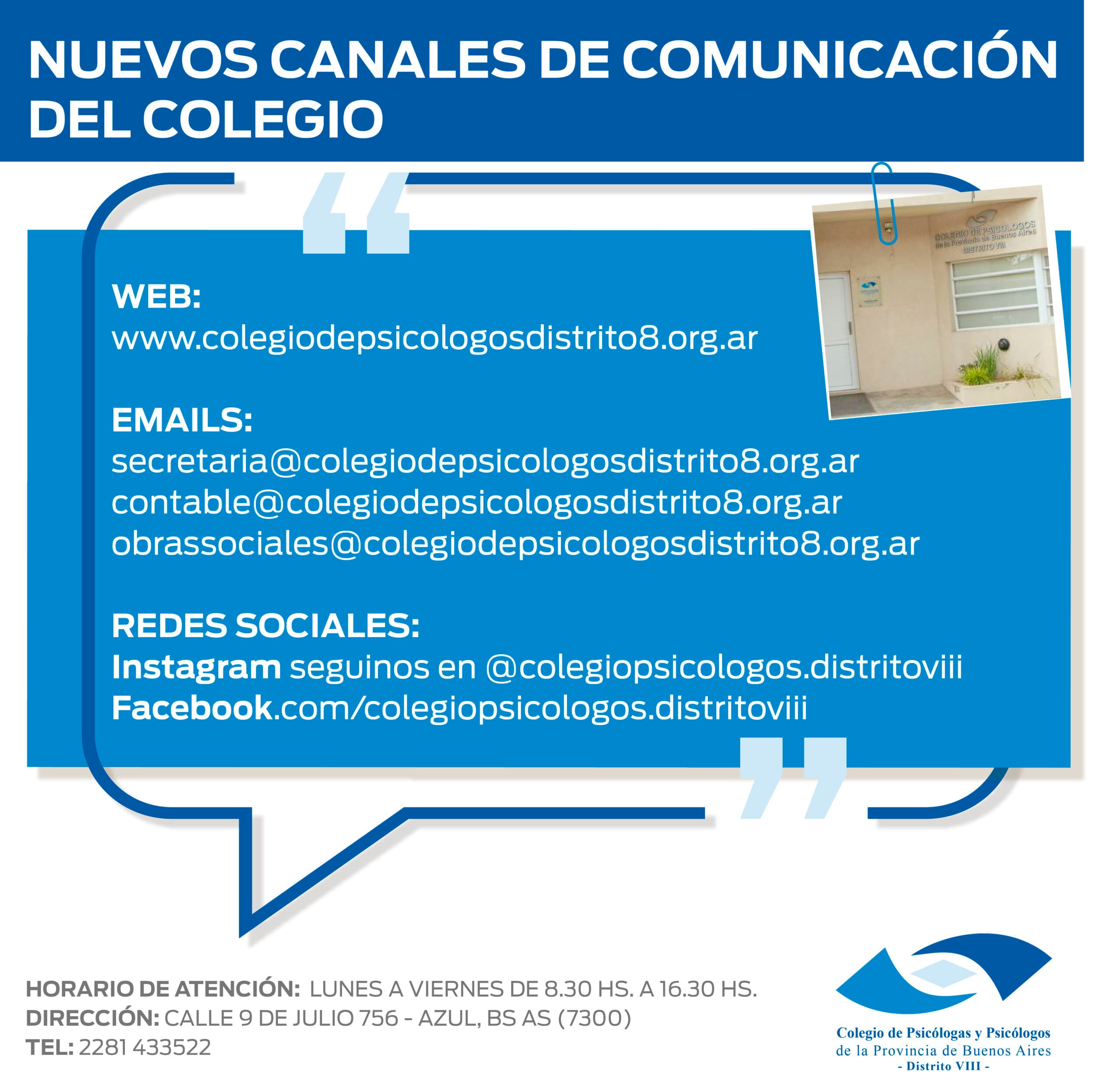 Nuevos canales de comunicación