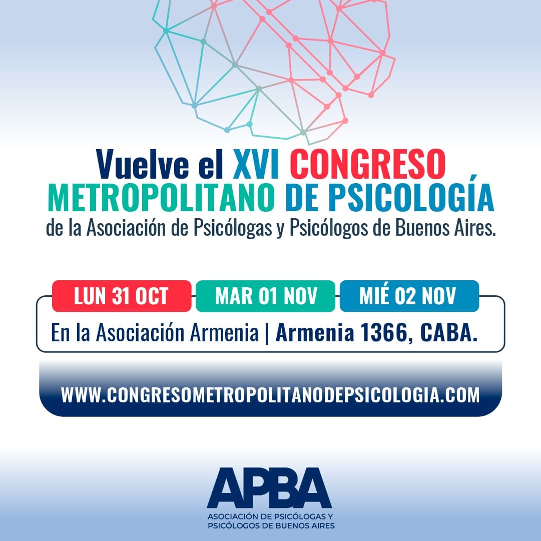 XVI CONGRESO METROPOLITANO DE PSICOLOGIA