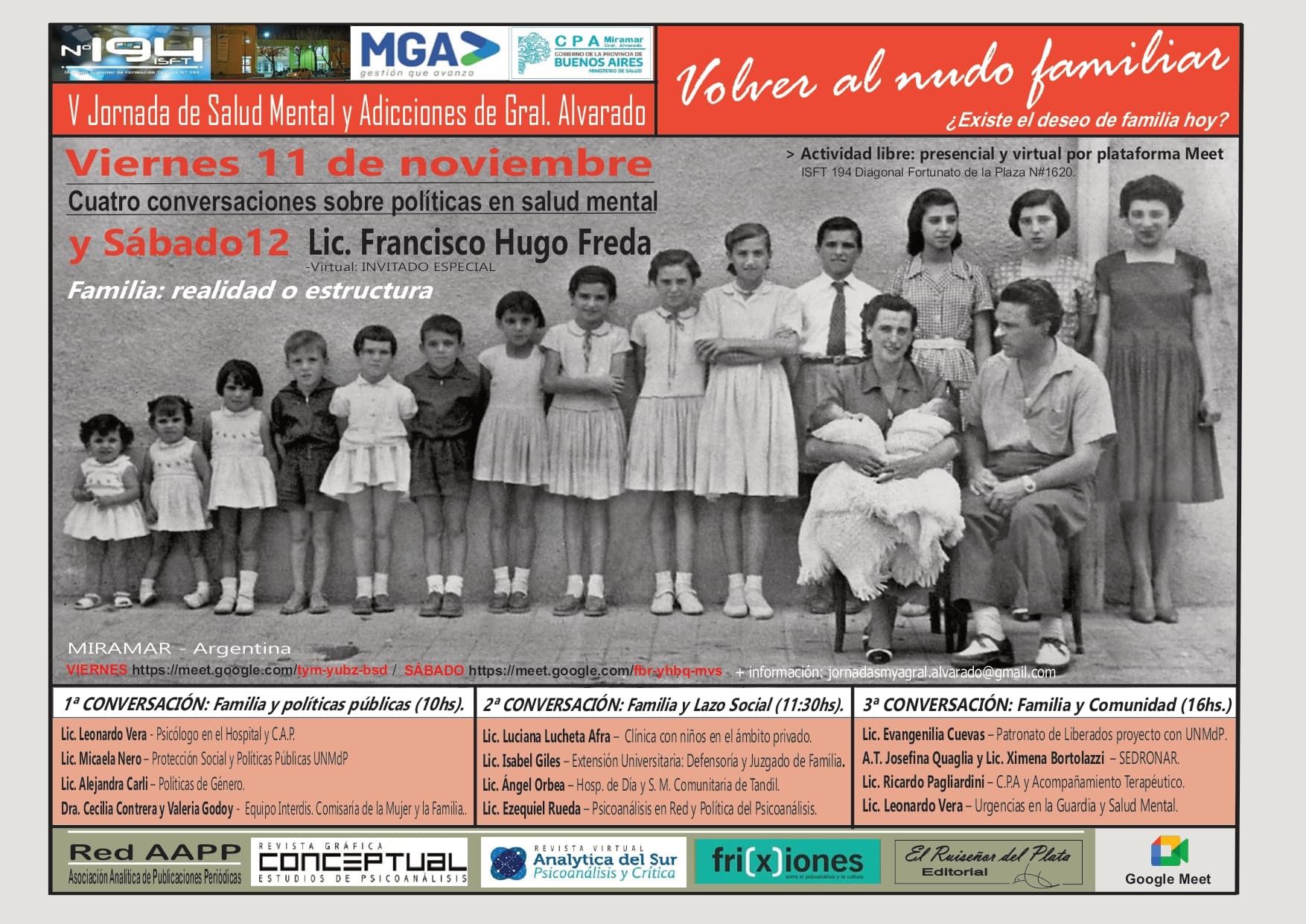 V Jornadas de Salud Mental y Adicciones