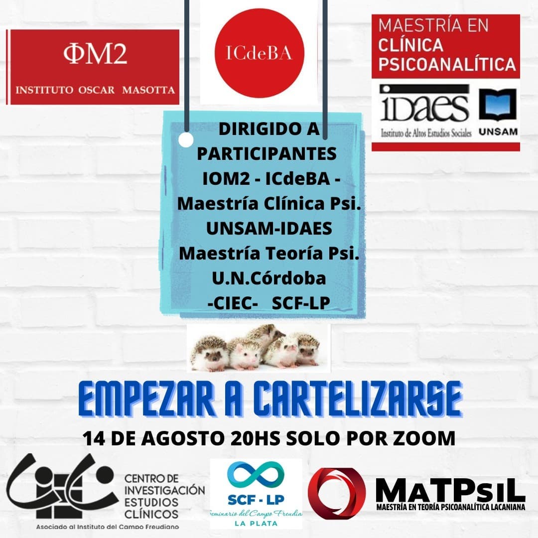Diálogo: "Empezas a cartelizarse"