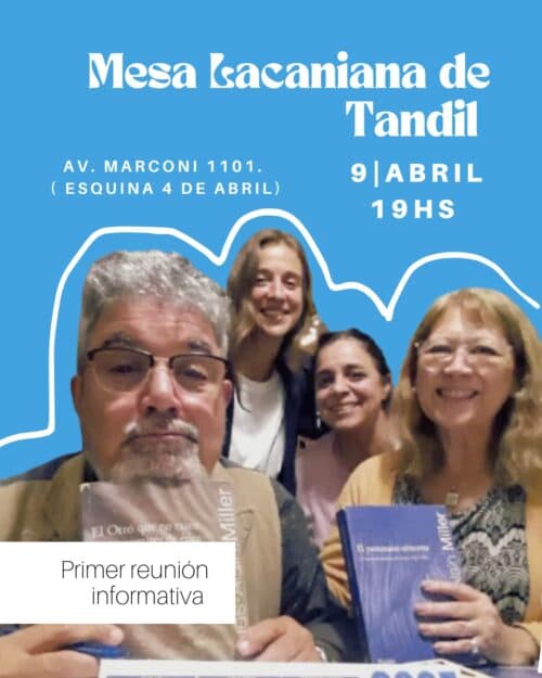 Actividad inagural mesa Lacaniana de Tandil​