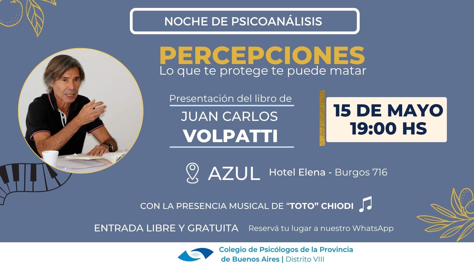Presentación de libro "Percepciones" - Juan Carlos Volpatti