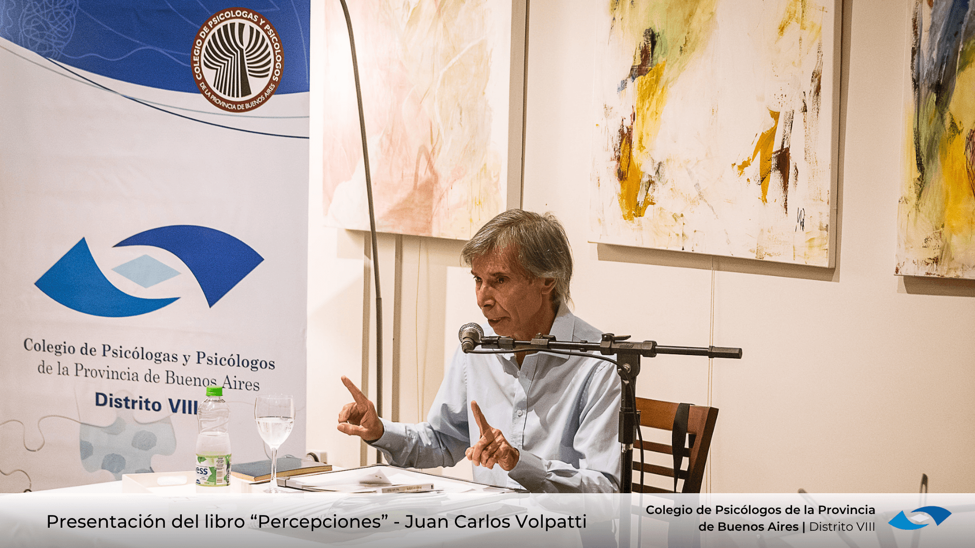 Evento: Presentación del libro "Percepciones" de Juan Carlos Volpatti