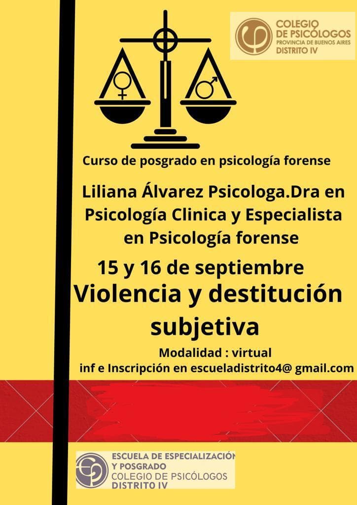 Curso de Posgrado en Psicología Forense