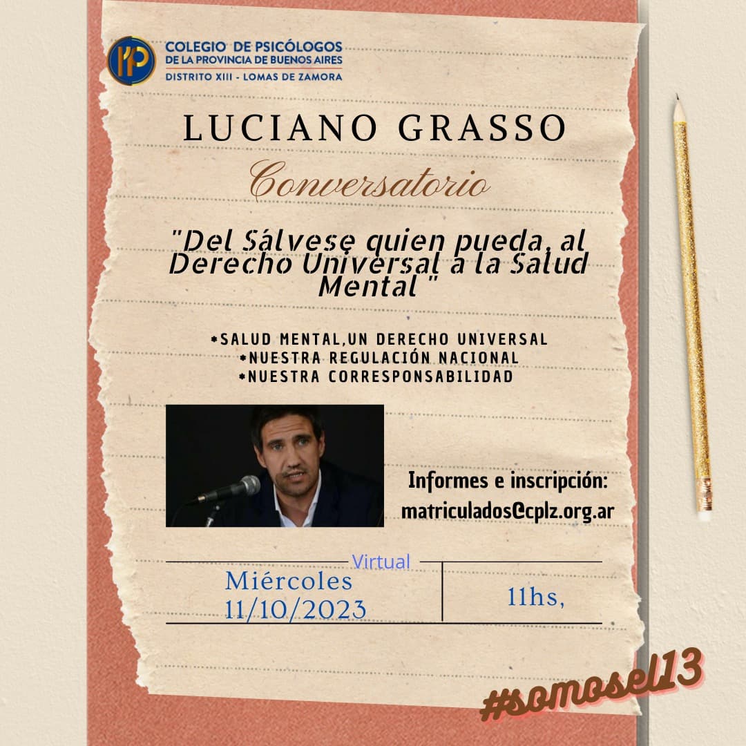 Conversatorio con Luciano Grasso
