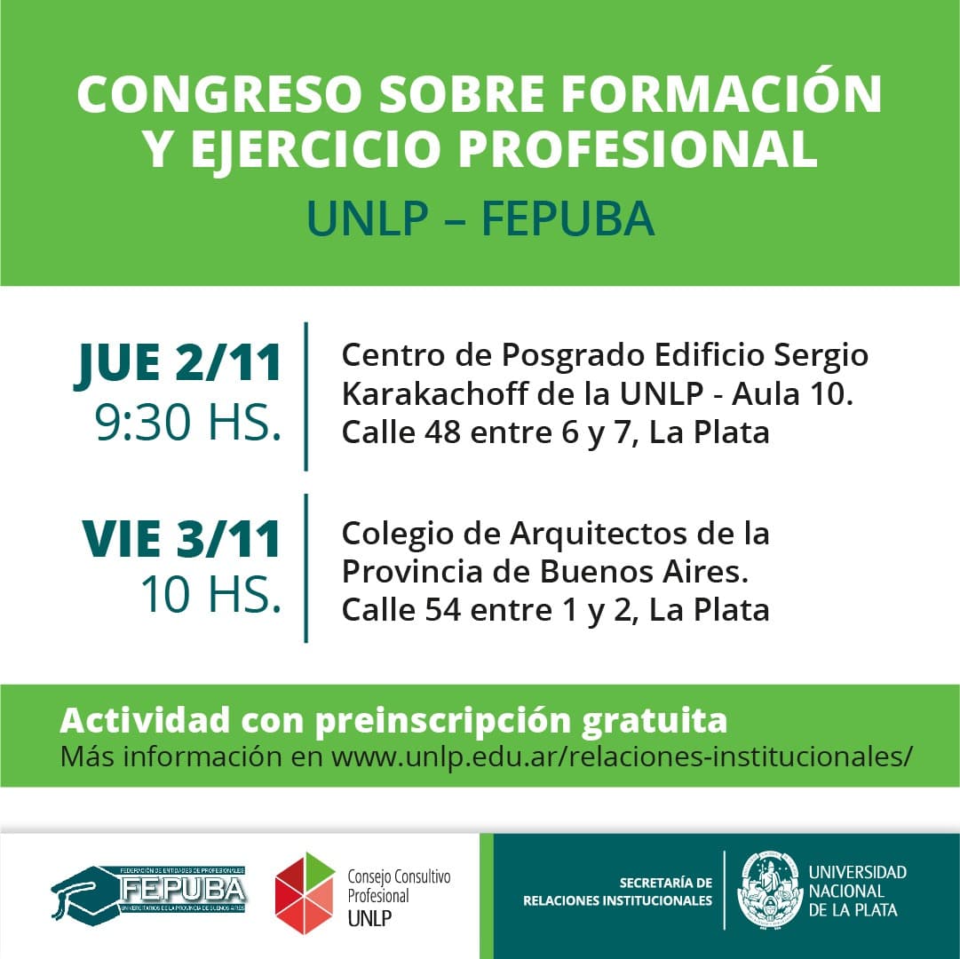 Congreso sobre formación y ejercicio profesional