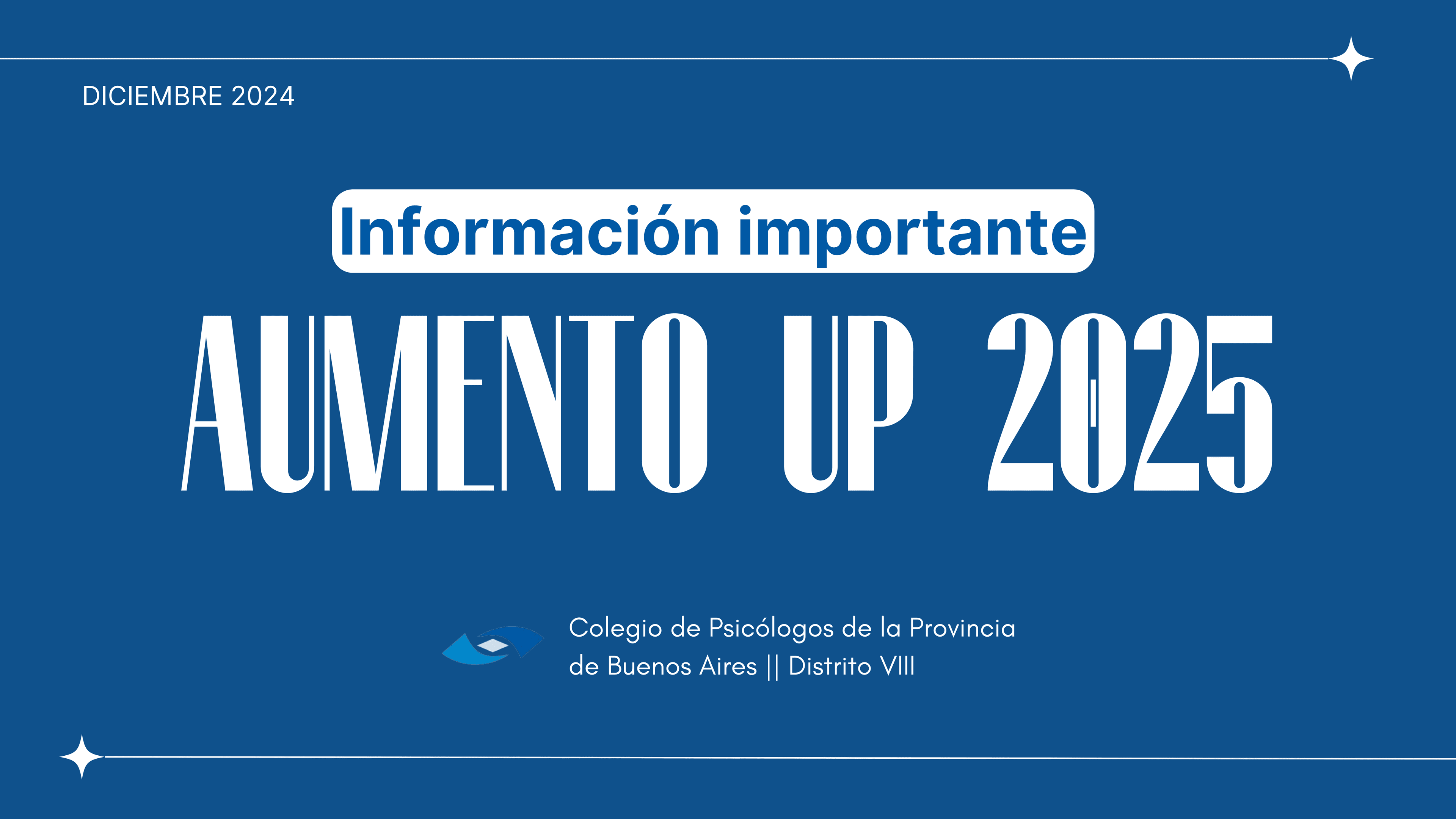 Aumento UP 2025
